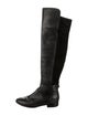 Tory Burch Wyatt Signature Logo Riding Boots