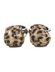 Tory Burch Patent Leather Animal Print Ballet Flats