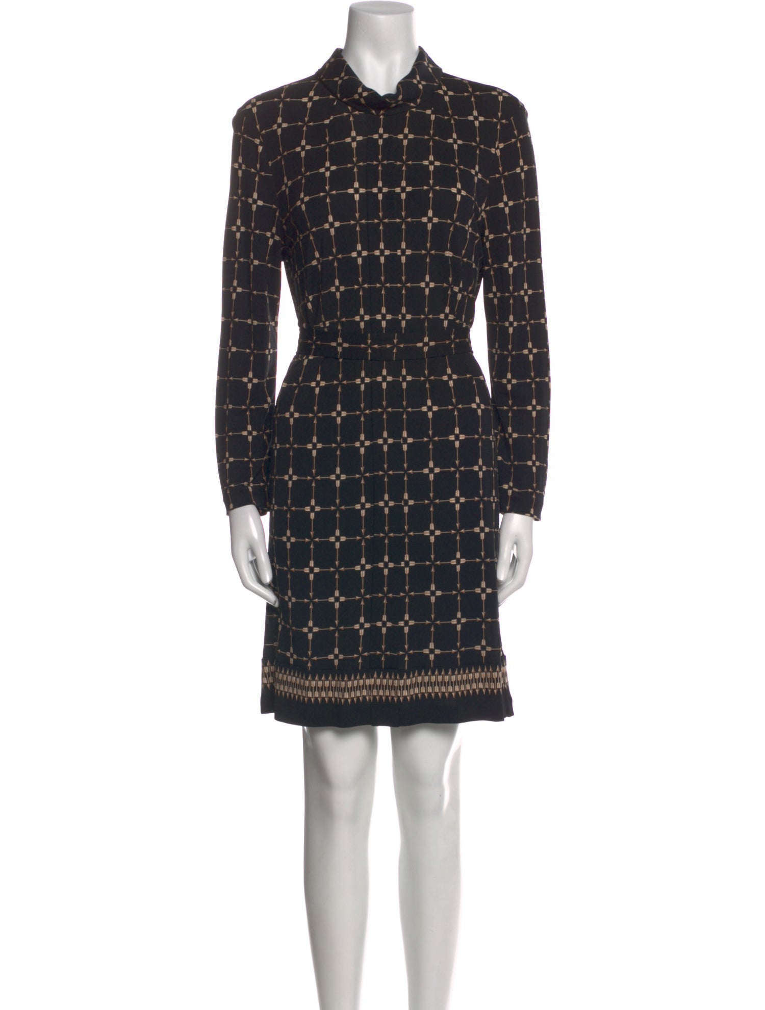 Tory Burch Plaid Print Mini Dress