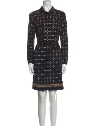 Tory Burch Plaid Print Mini Dress