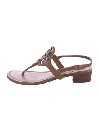 Tory Burch Leather T-Strap Sandals