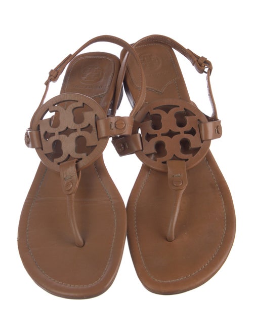 Tory Burch Leather T-Strap Sandals