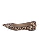 Tory Burch Ponyhair Animal Print Ballet Flats