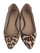 Tory Burch Ponyhair Animal Print Ballet Flats