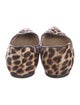 Tory Burch Ponyhair Animal Print Ballet Flats