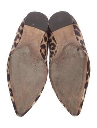 Tory Burch Ponyhair Animal Print Ballet Flats