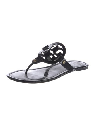Tory Burch Patent Leather Slides