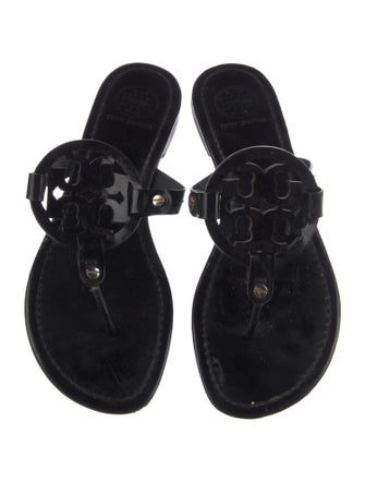 Tory Burch Patent Leather Slides