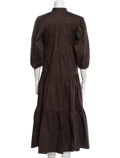 Tory Burch Mock Neck Midi Length Dress