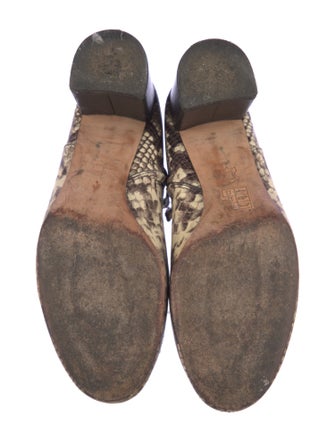 Tory Burch Embossed Leather Animal Print Boots