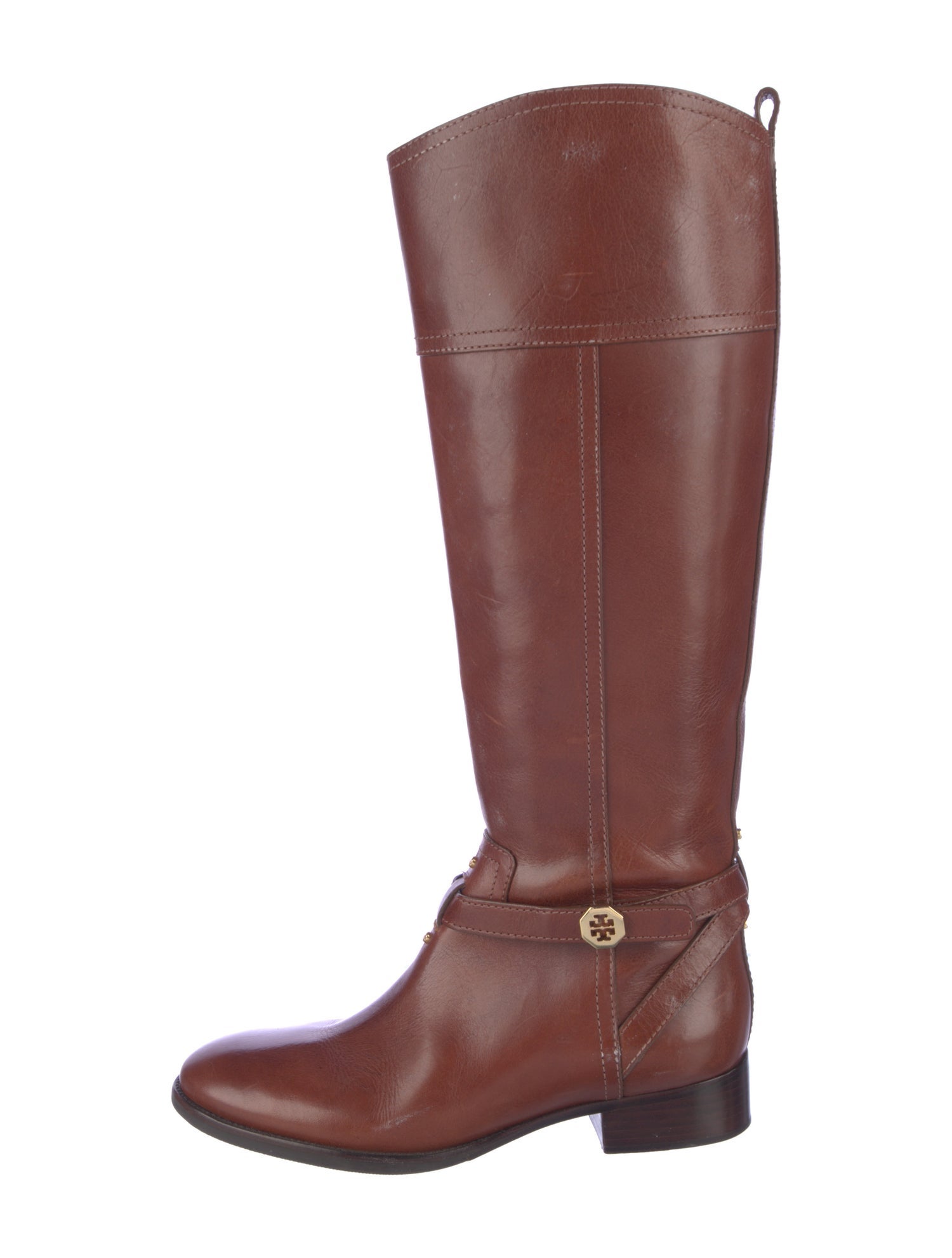Tory Burch Leather Riding Boots
