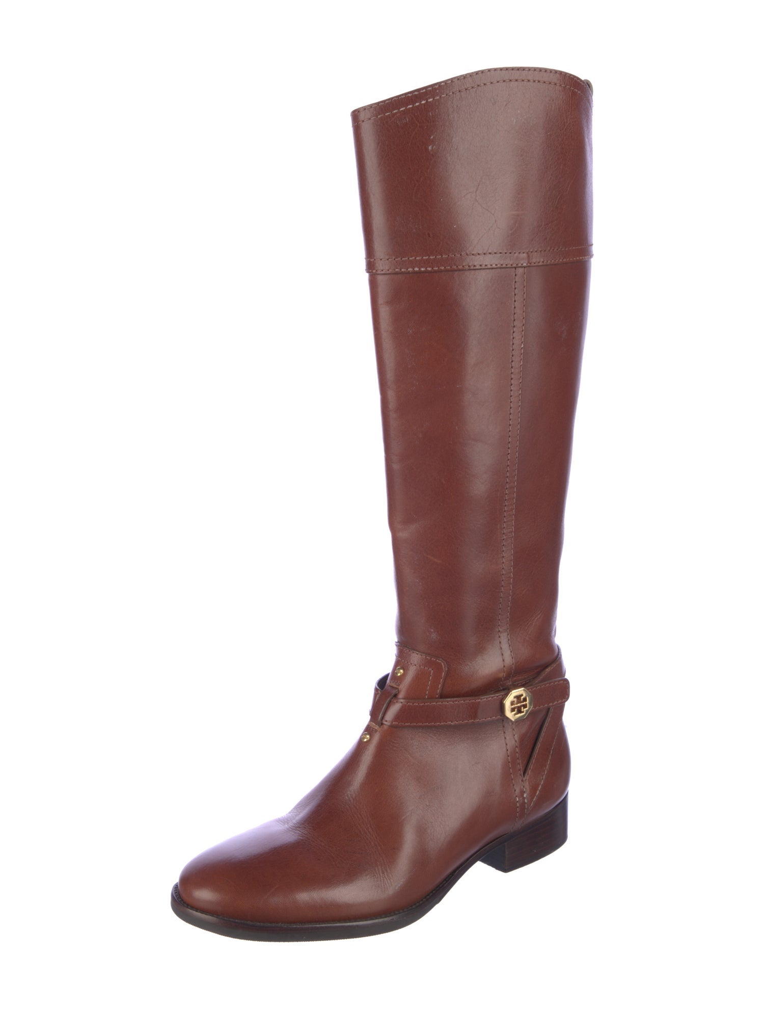 Tory Burch Leather Riding Boots