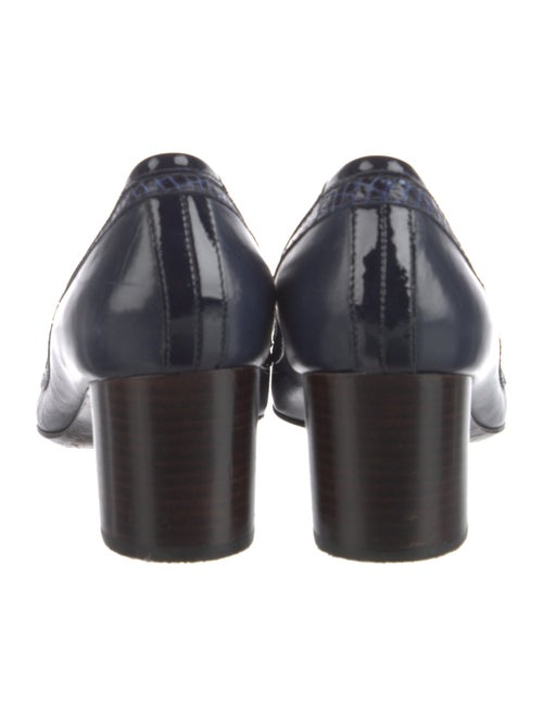 Tory Burch Leather Leather Trim Embellishment Pumps
