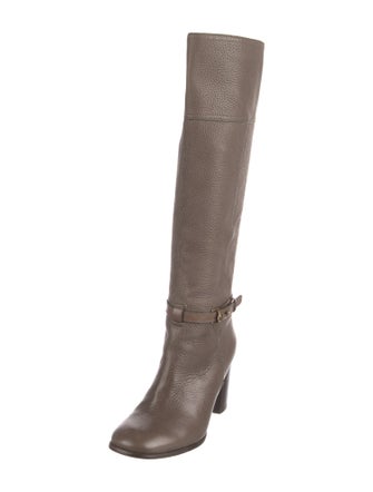 Tory Burch Leather Riding Boots