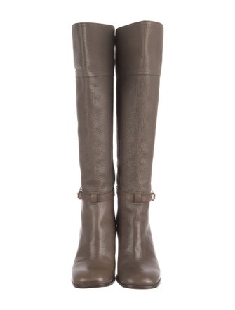 Tory Burch Leather Riding Boots