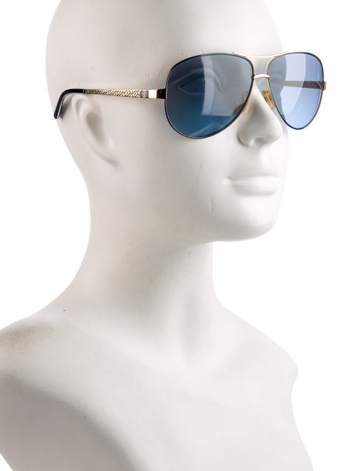 Tory Burch Aviator Tinted Sunglasses