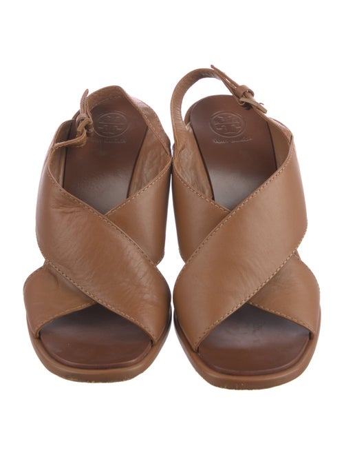 Tory Burch Leather Slingback Sandals