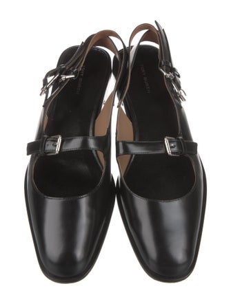 Tory Burch Leather Slingback Flats