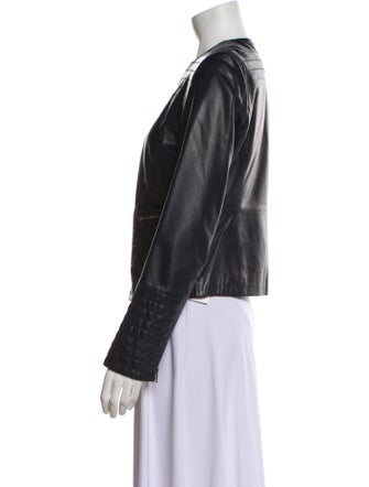 Tory Burch Leather Biker Jacket