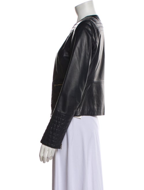 Tory Burch Leather Biker Jacket