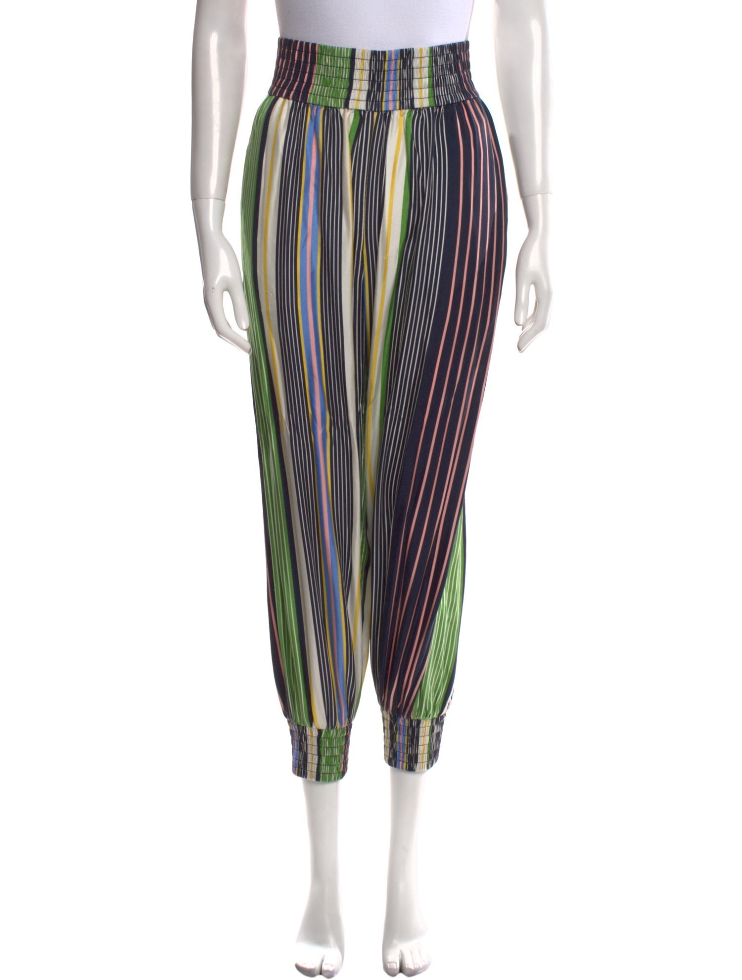 Tory Burch Silk Skinny Leg Pants