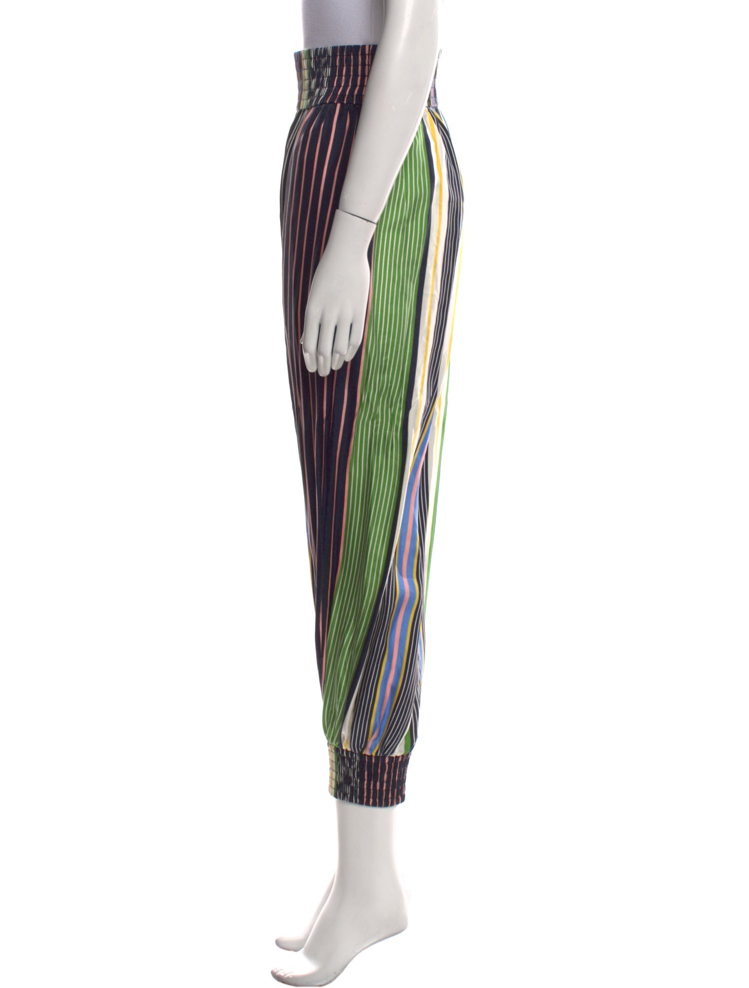 Tory Burch Silk Skinny Leg Pants