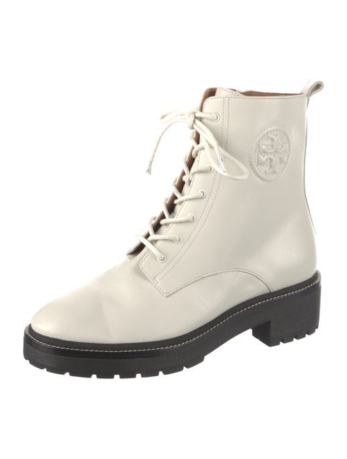 Tory Burch Leather Combat Boots