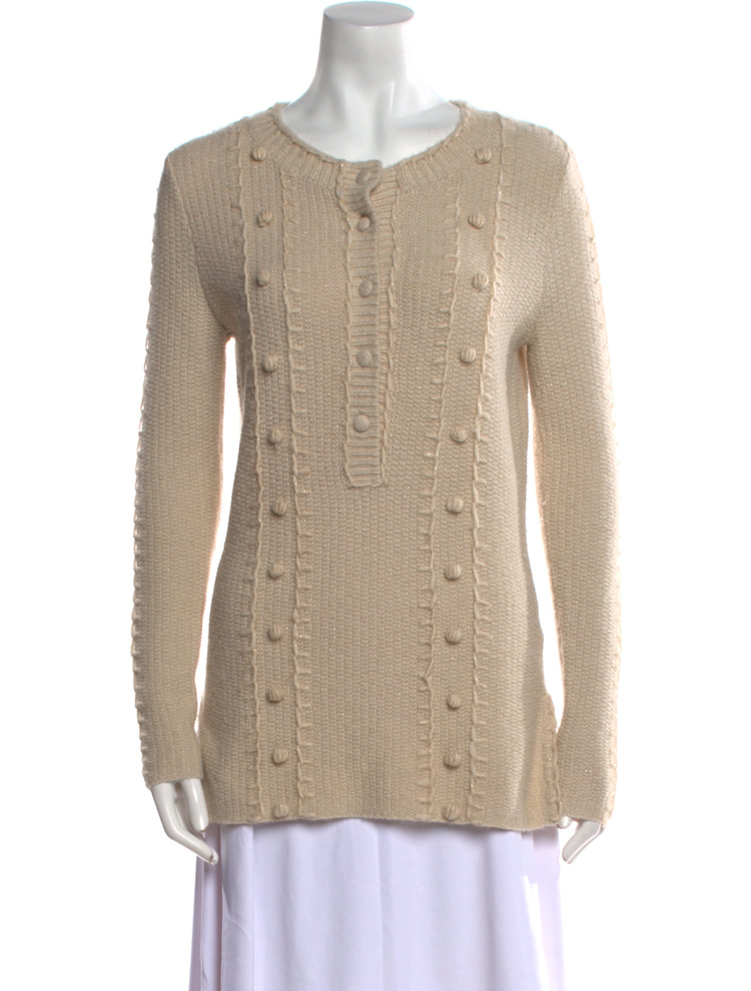 Tory Burch Nylon Crew Neck Sweater