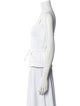 Tory Burch Tie Neck Sleeveless Crop Top