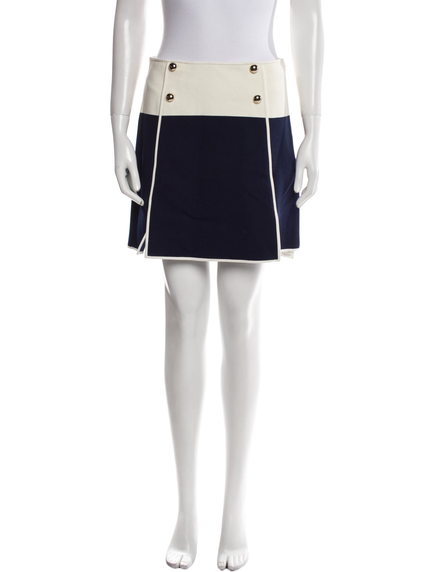 Tory Burch Studded Accents Mini Skirt