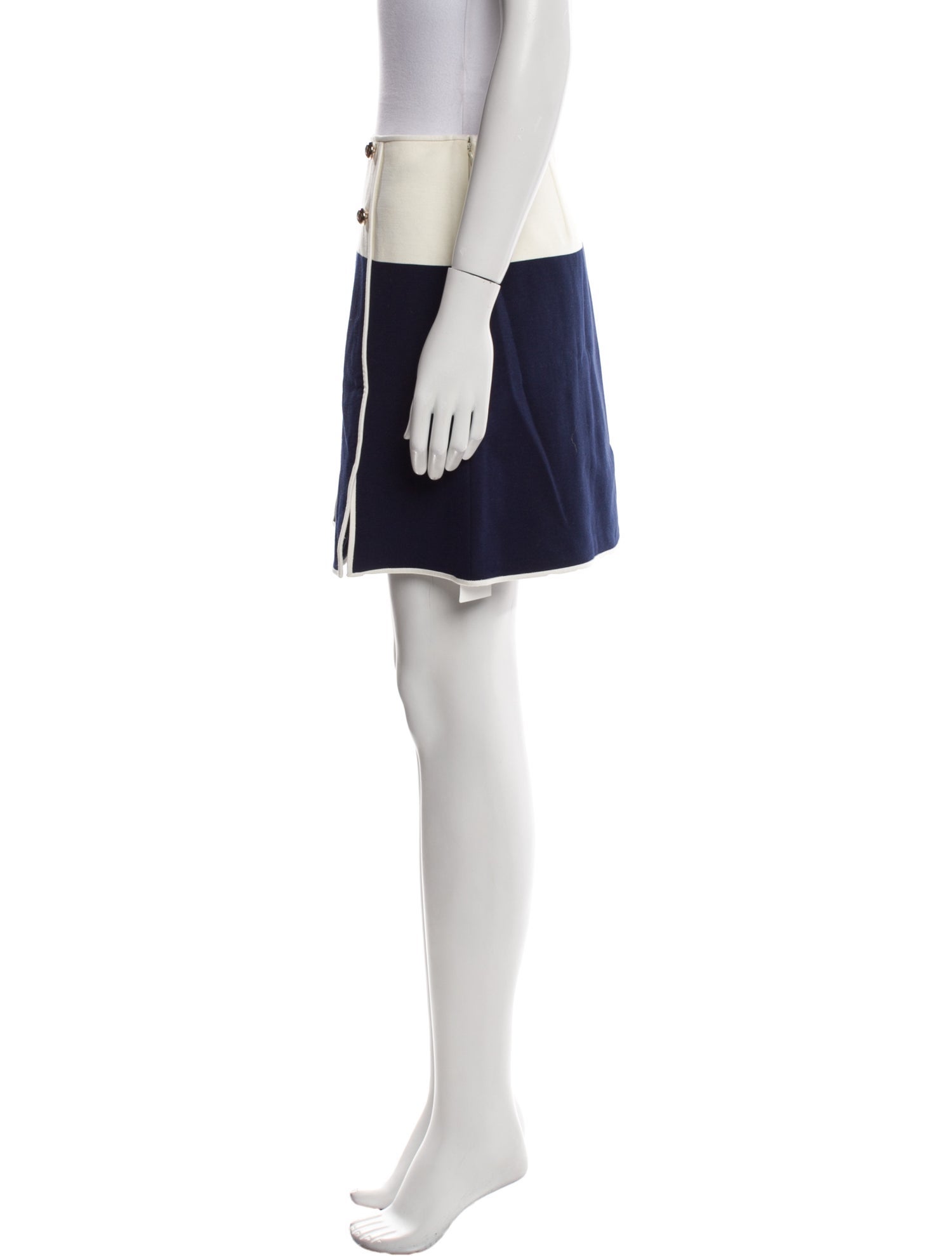 Tory Burch Studded Accents Mini Skirt