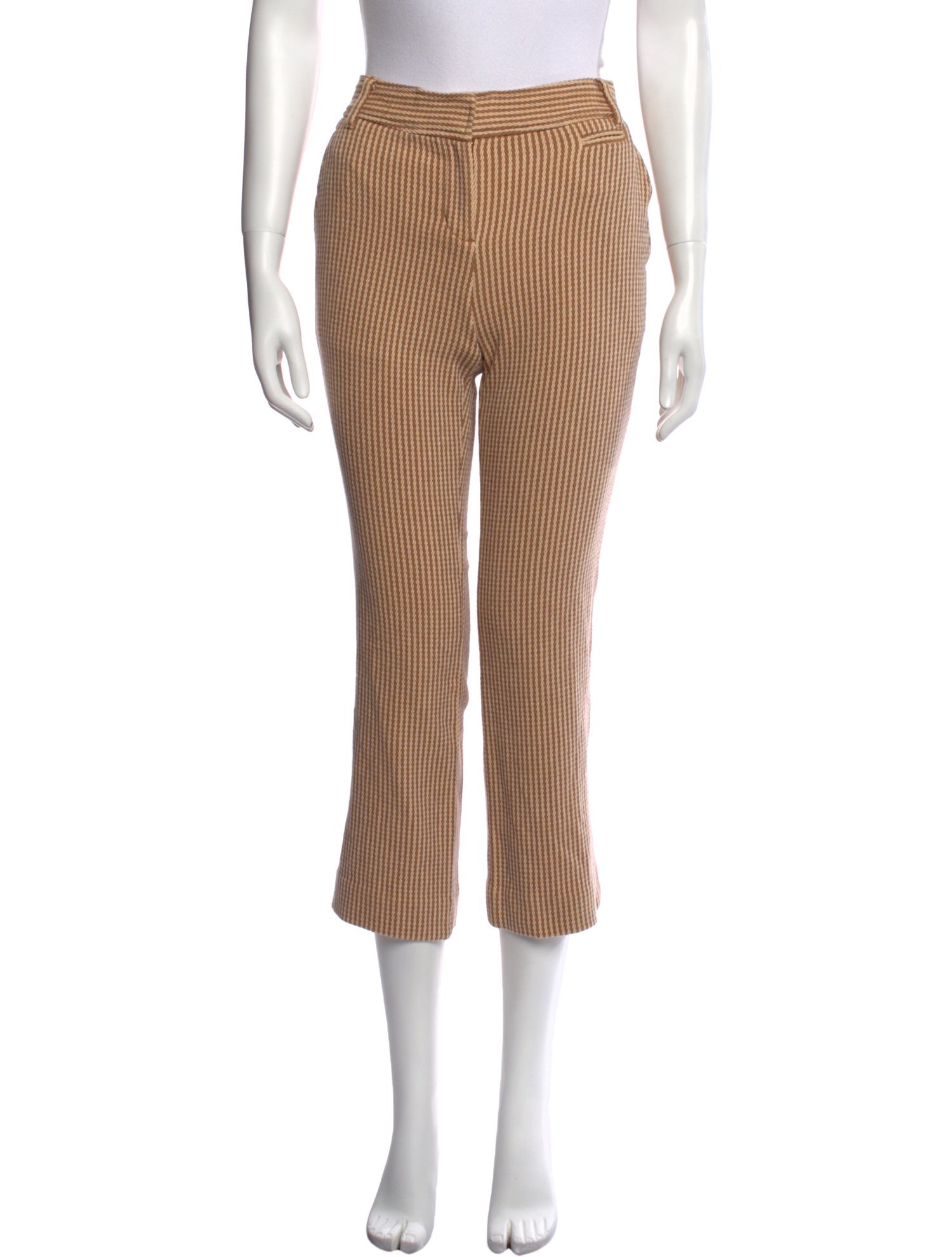 Tory Burch Striped Straight Leg Pants