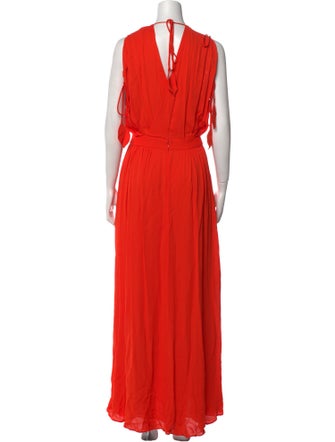 Tory Burch Square Neckline Long Dress