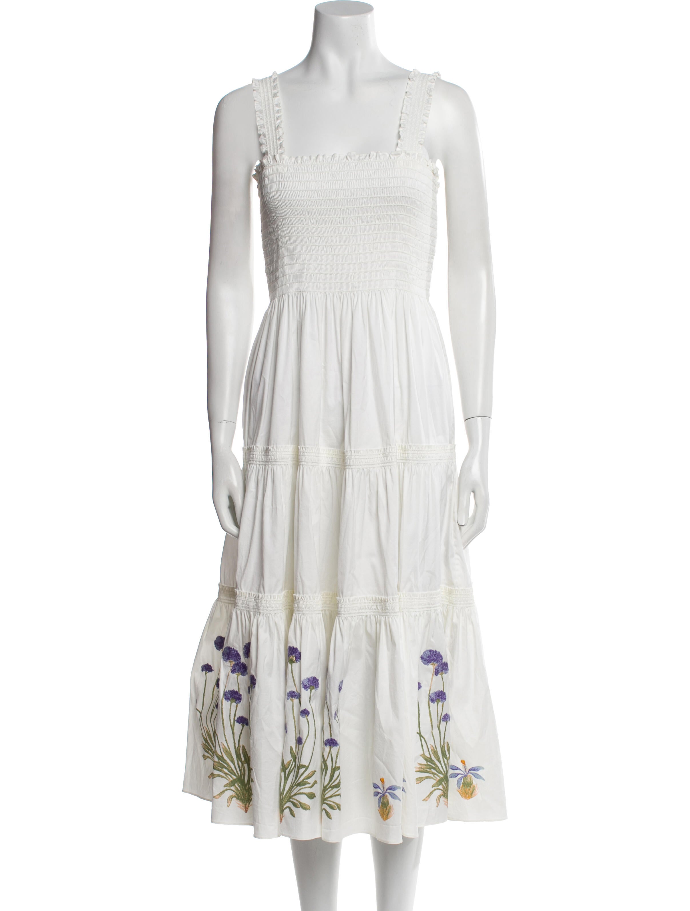 Tory Burch Printed Midi Length Dress