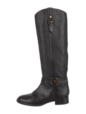 Tory Burch Leather Riding Boots