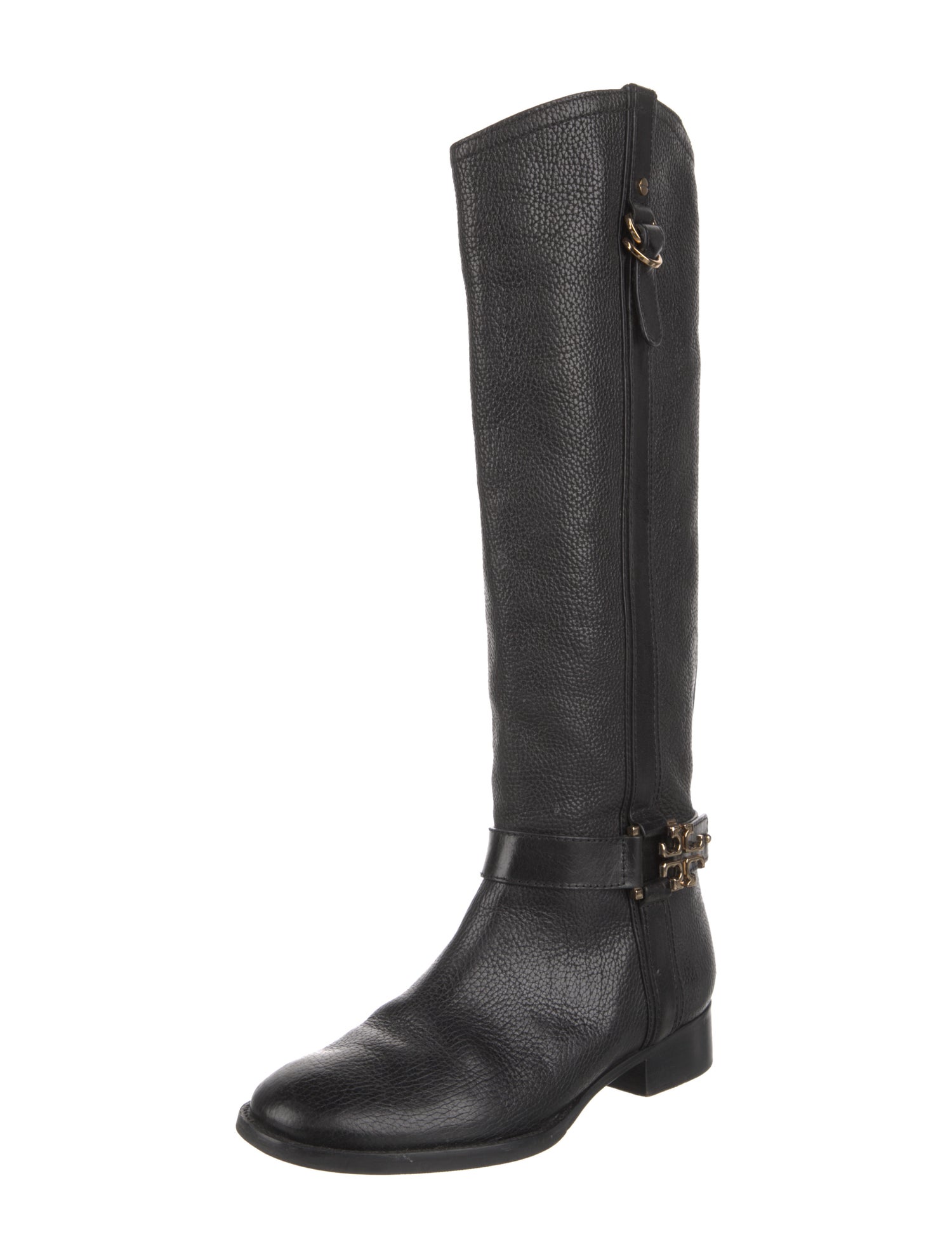 Tory Burch Leather Riding Boots