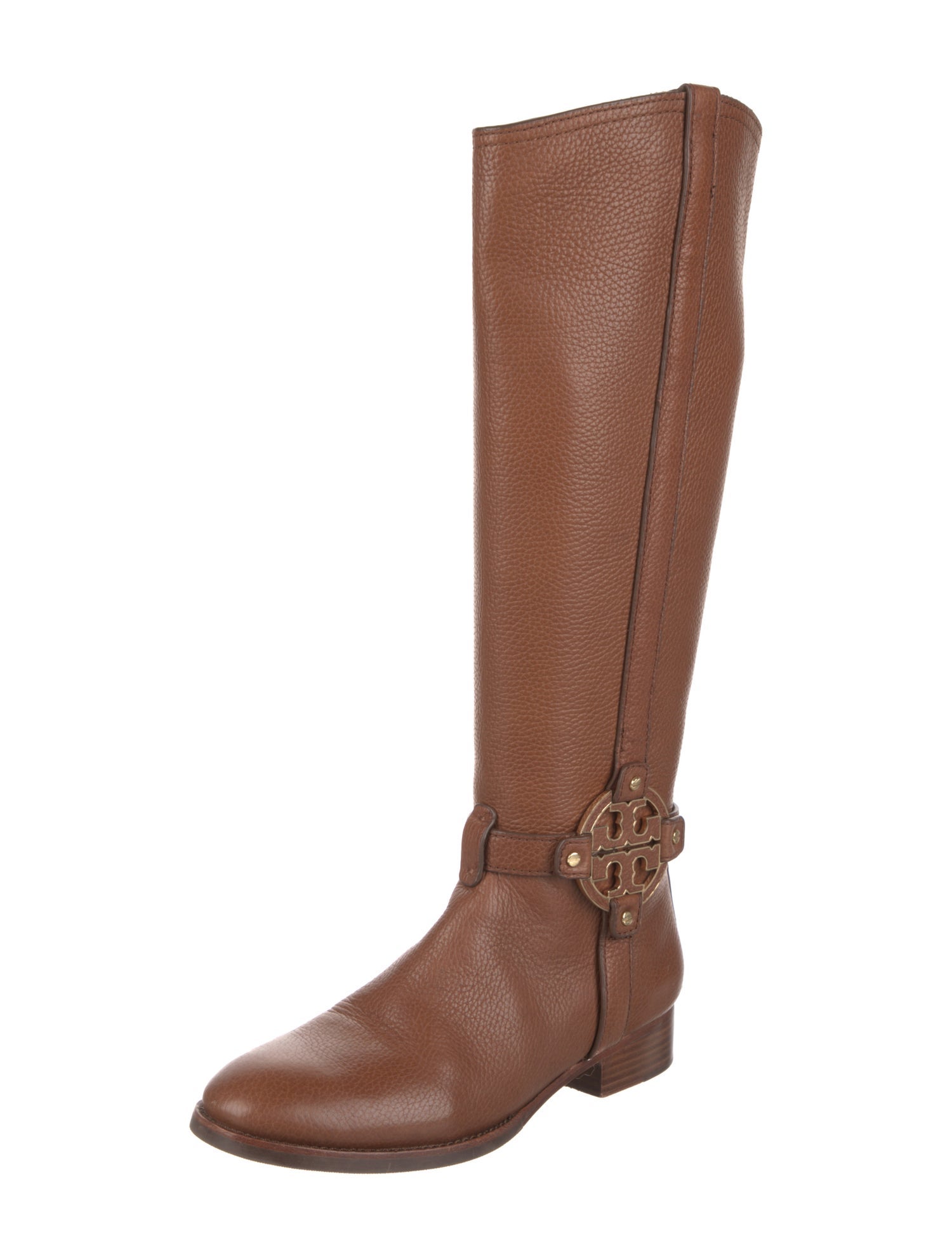 Tory Burch Leather Riding Boots