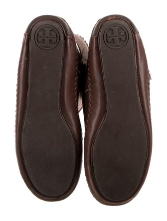 Tory Burch Suede Whipstitch Trim Riding Boots