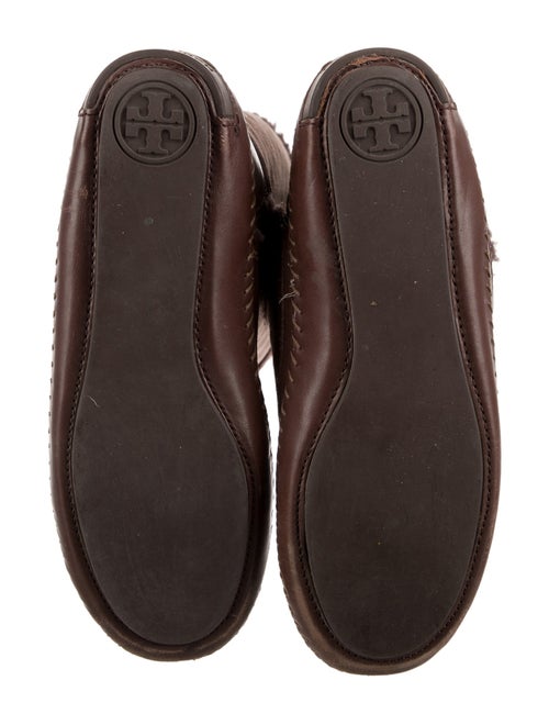 Tory Burch Suede Whipstitch Trim Riding Boots