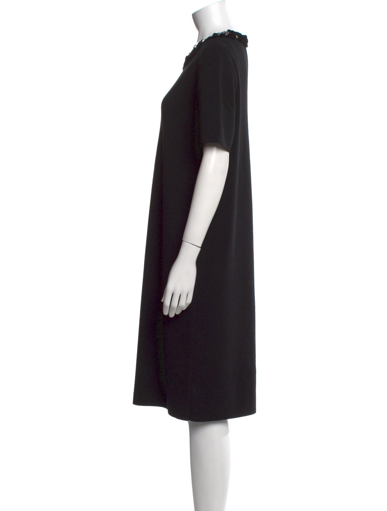 Tory Burch Merino Wool Knee-Length Dress