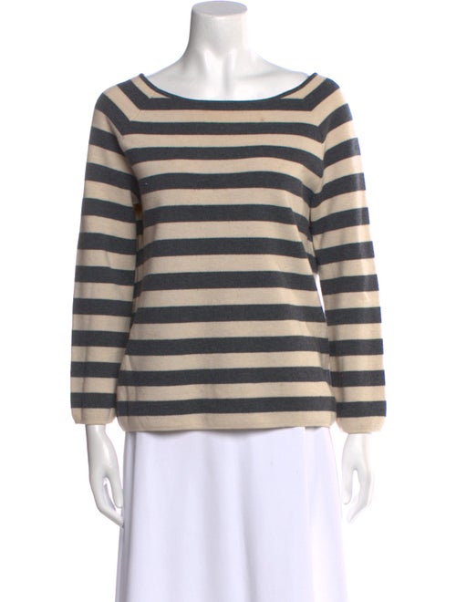 Tory Burch Merino Wool Striped Sweater