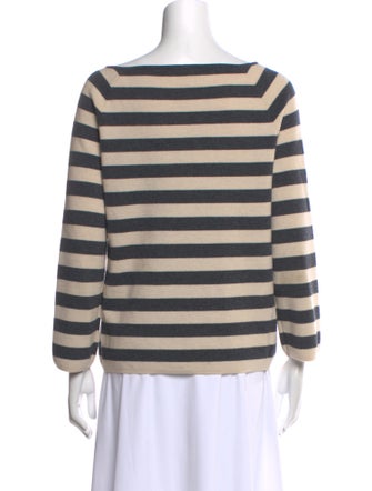 Tory Burch Merino Wool Striped Sweater