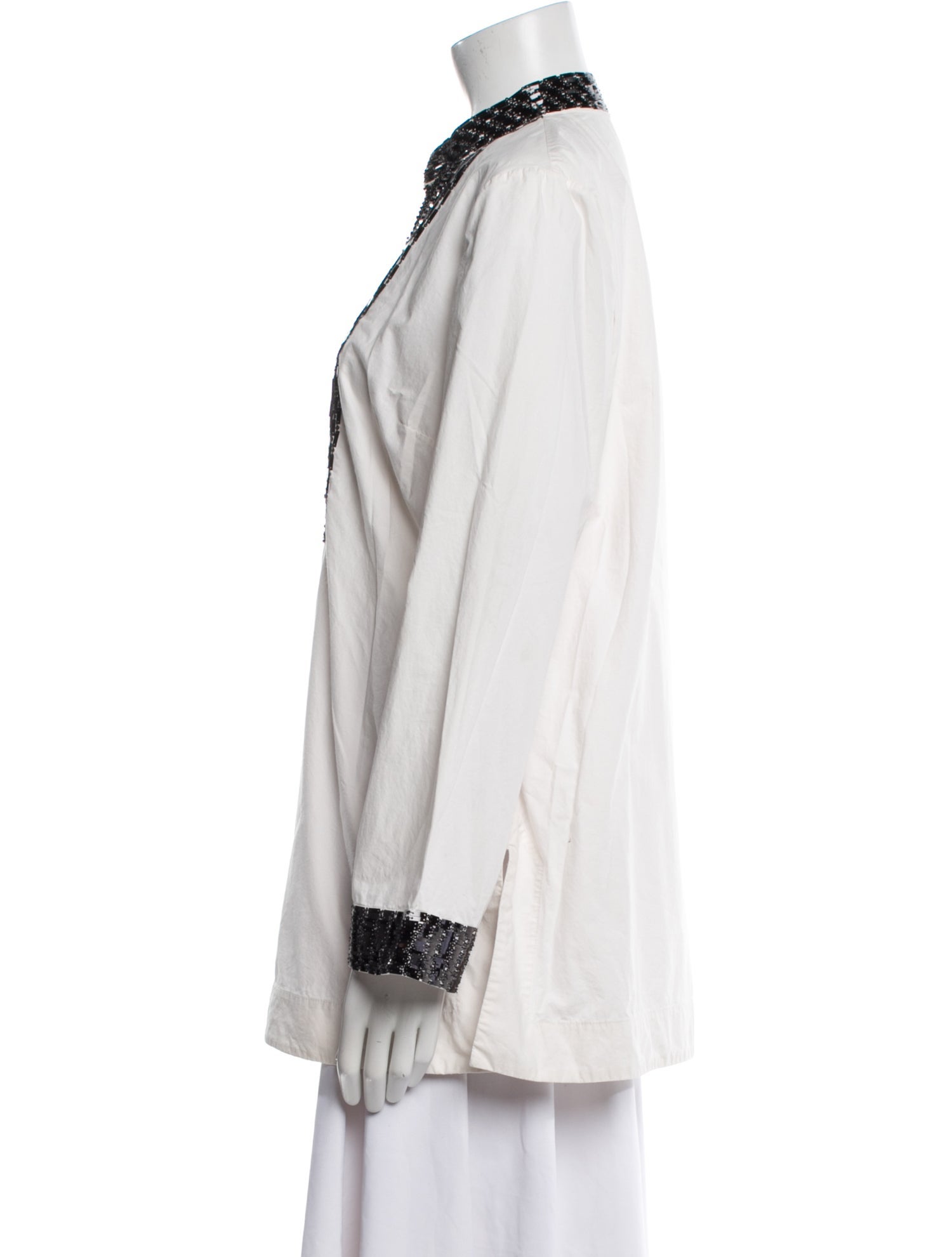 Tory Burch V-Neck Long Sleeve Tunic