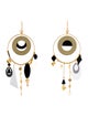 Tory Burch Resin & Bead Galaxy Chandelier Earrings