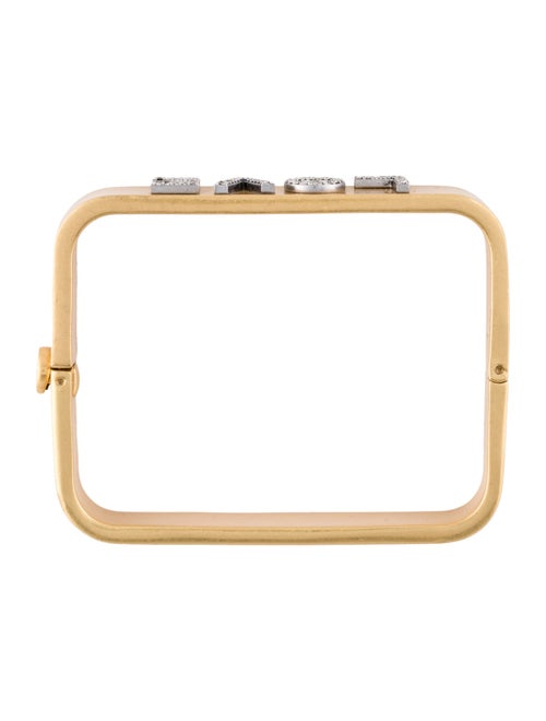 Tory Burch Crystal Love Bangle Bracelet