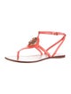 Tory Burch Leather T-Strap Sandals