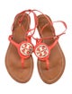Tory Burch Leather T-Strap Sandals