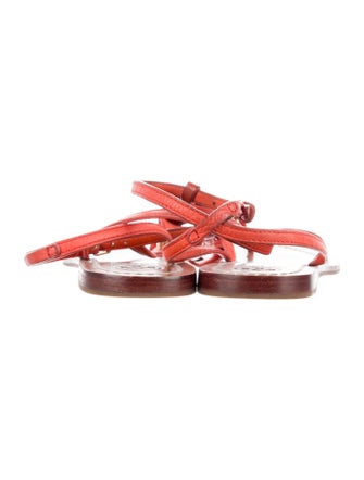 Tory Burch Leather T-Strap Sandals