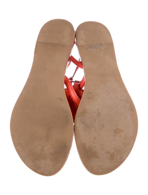 Tory Burch Leather T-Strap Sandals