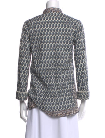 Tory Burch Printed V-Neck Tunic